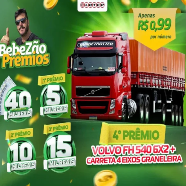 ação 100% legal LTP PRC 00630/2024 LOTEP FHZÃO 540 6x2 + 4* EIXO GUERRA 2023 com todos os PNEUS MICHELIM E RODAS DE ALUMÍNIO